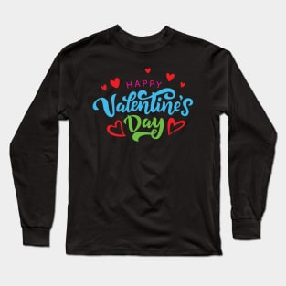 Happy Valentines Day Hearth Long Sleeve T-Shirt